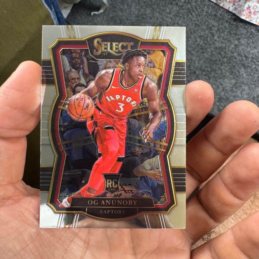 Panini Select OG Anunoby Rookie Card No. 134 2017-18 Premier Level Raptors NBA